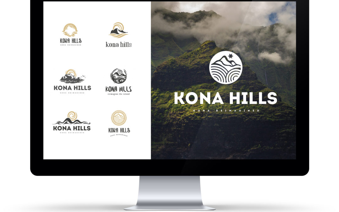Kona Hills Coffee Logo Design